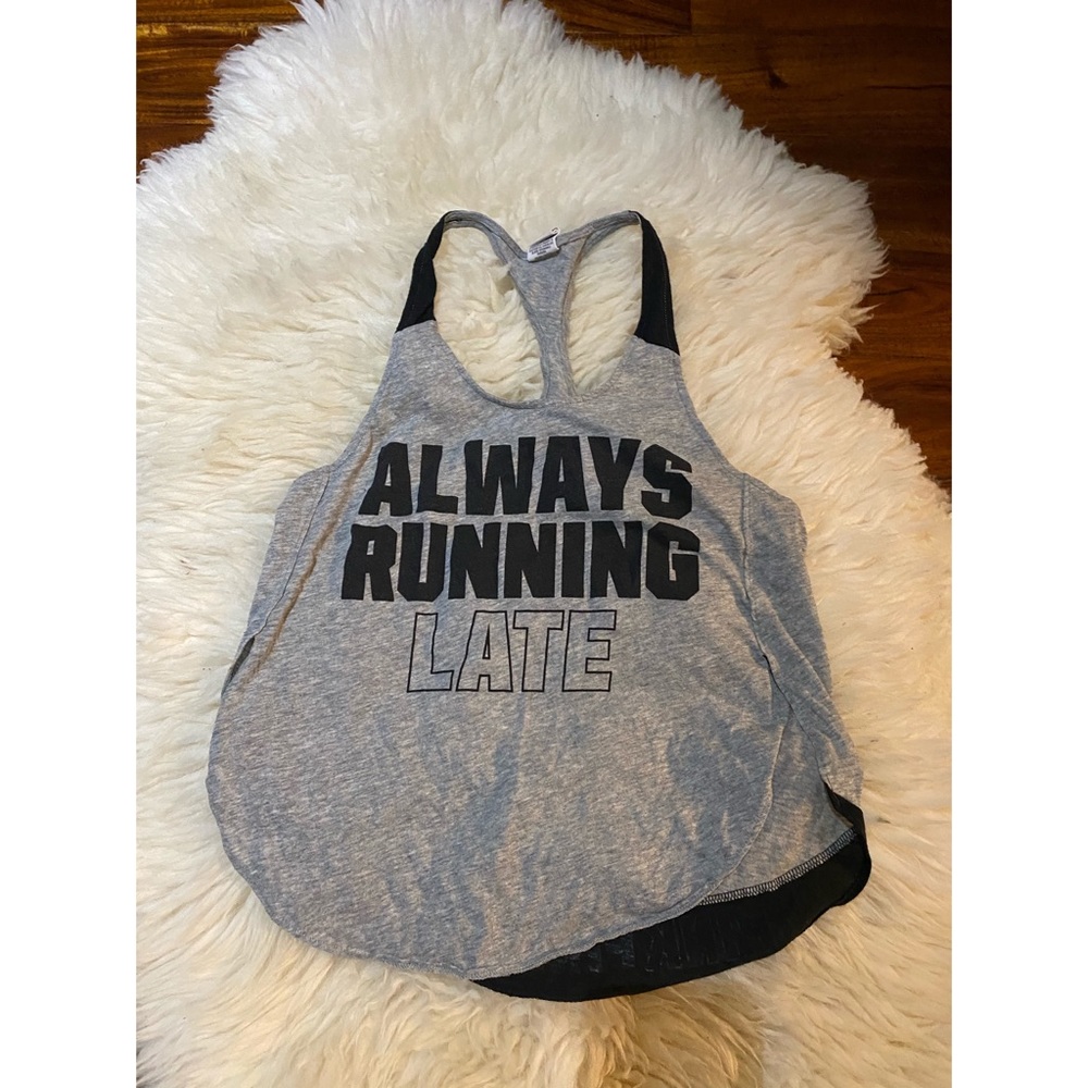 VS Pink - Grey Tank Top